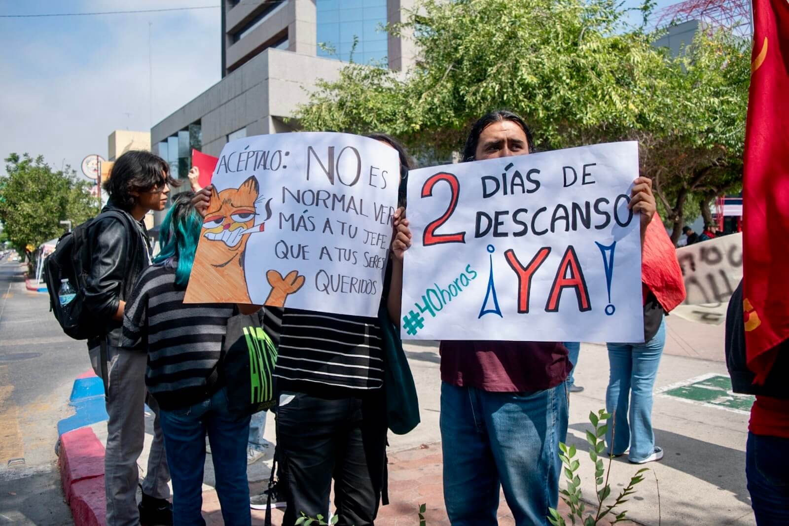 Tijuanenses exigieron la reducción de la jornada laboral
