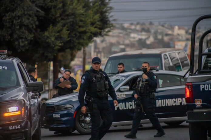 Policías municipales de Tijuana