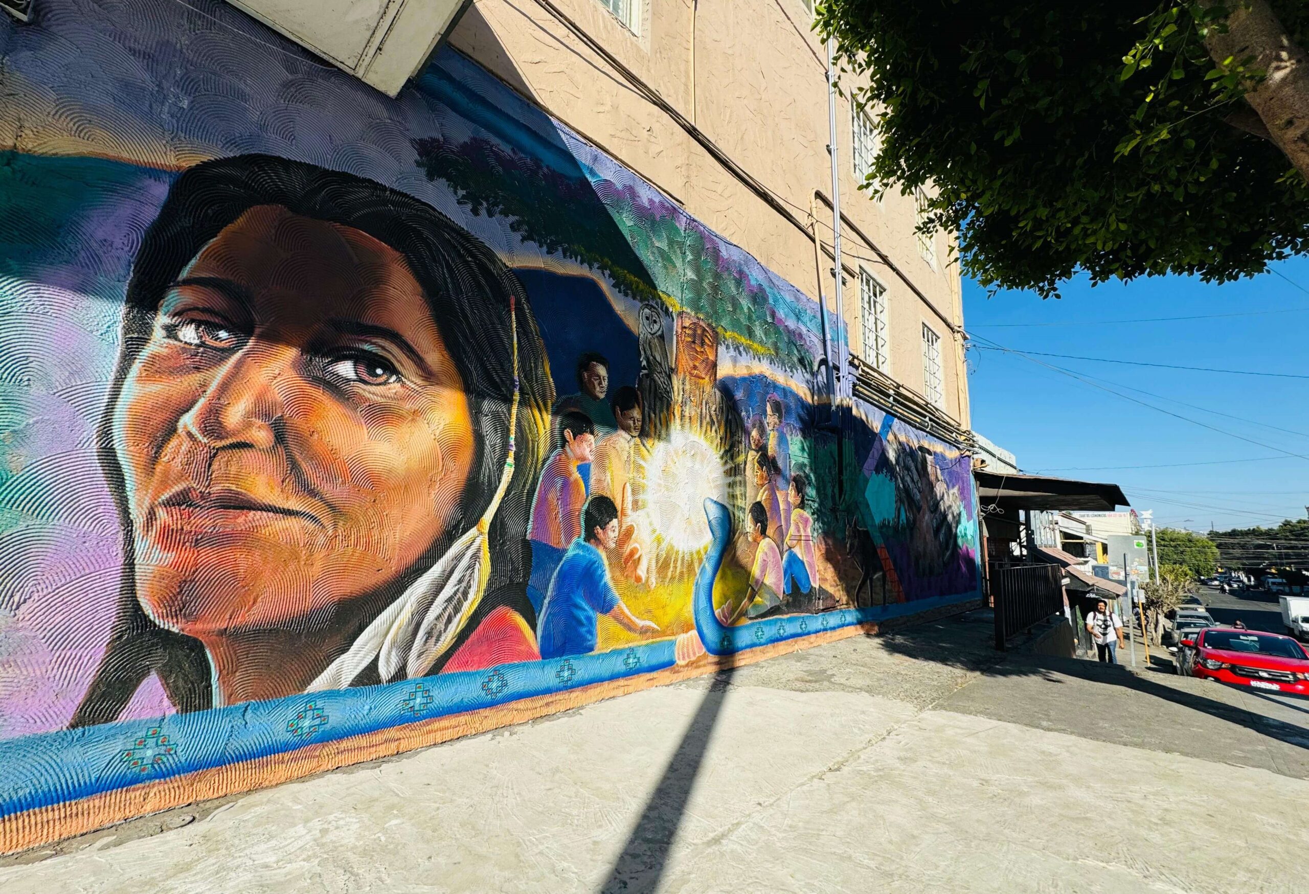 Primer mural indígena en Tijuana