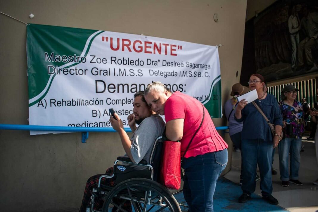 Protestan en el IMSS de Tijuana por falta de medicamentos y mal ...