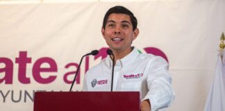 Román Cota presentó su Plan de 100 Días para la ciudad de Tecate. Román Cota