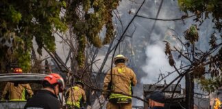 Se quemaron tres casas cerca del Hospital General de Tijuana. Se quemaron tres casas cerca del Hospital General de Tijuana
