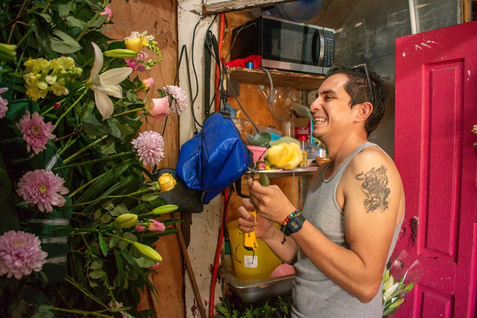 Vendedor de Flores