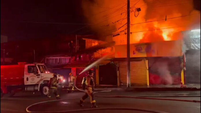 Incendio locales fierreros