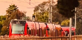 Choque entre vehículo y el trolley dejó 17 lesionados en Chula Vista.