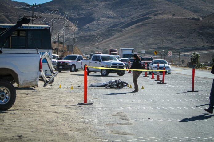 Accidente motociclista.