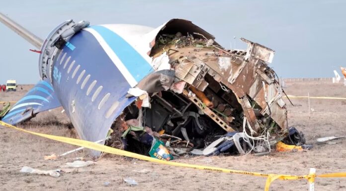 Accidente Aéreo Avión Arzebaijano atacado.