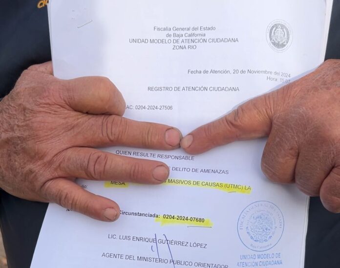 Vecino de la colonia Reforma denuncia amenazas