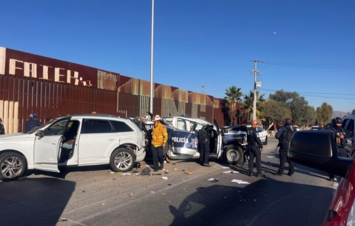 Accidente patrulla policía