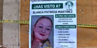 Ya hay un detenido en el caso de Blanca Patricia Martínez, desaparecida en Tijuana.