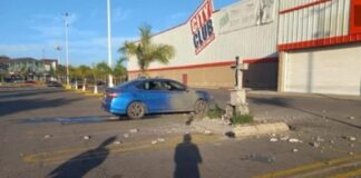Explosión destruyó memorial dedicado al hijo del Chapo en Culiacán.