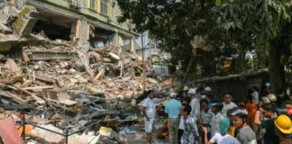 Se incrementó a 1600 las víctimas mortales por terremoto en Birmania.