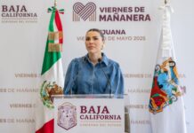 Gobernadora Marina del Pilar condenó el acoso a la Presidenta Claudia Sheinbaum.