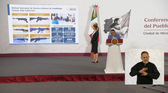 Resultados campaña desarme Tijuana