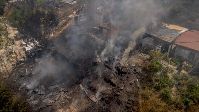 Incendio colonia 3 octubre