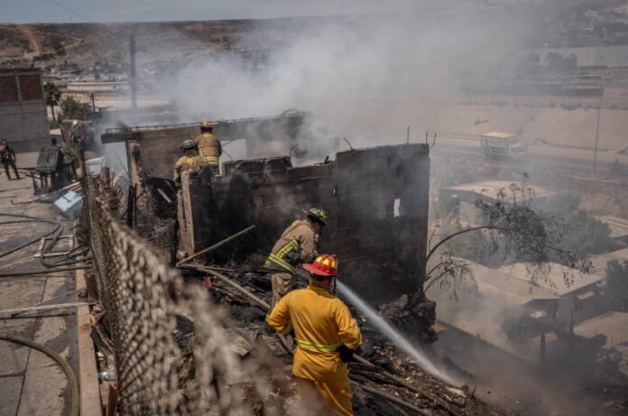 Incendio Alamar .