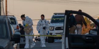 Ataque armado dejó un muerto y un menor herido en llantera de Tijuana.
