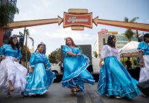 Emprendedores salvadoreños realizaron muestra gastronómica en Tijuana.