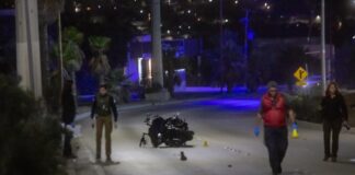 Accidente dejó una mujer motociclista sin vida en libramiento de Tijuana.