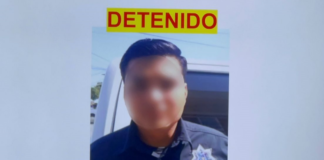 Policía de Rosarito fue detenido con carro robado