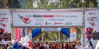 Tijuana se unió a la carrera nacional de la Cruz Roja este fin de semana.