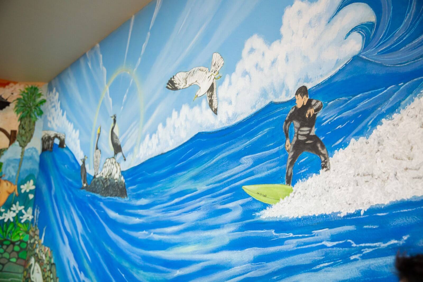 Otro ángulo del mural “Arraigo Rosaritense”