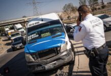 Otro accidente en el 2000, ahora entre taxi y unidad de Carso.