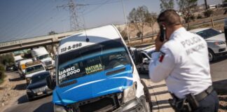Otro accidente en el 2000, ahora entre taxi y unidad de Carso.