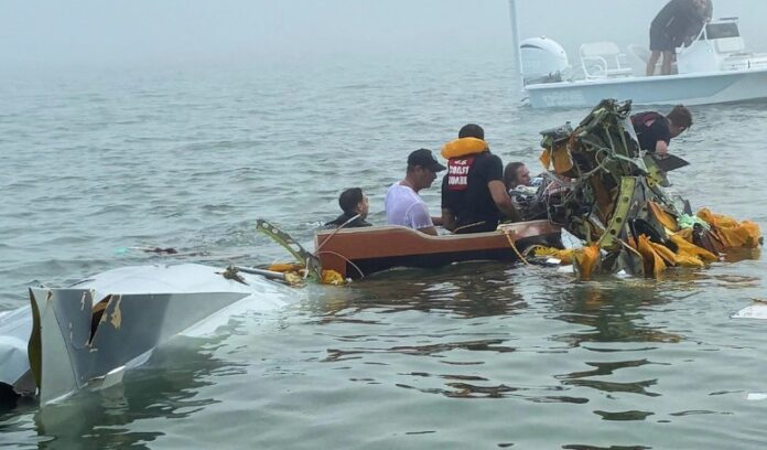 Rescate accidente aéreo