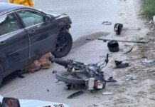 Motociclista murió tras ser atropellado en colonia Pedregal de Santa Julia de Tijuana.