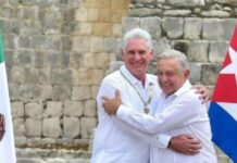 Presidente de Cuba agradece a López Obrador por llamado de apoyo.
