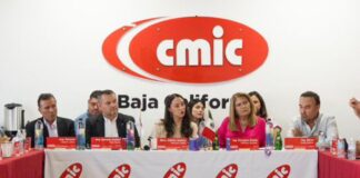 Constructores de Baja California se reunieron con la senadora Julieta Ramírez.