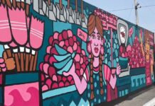 Develan mural en Tijuana que rinde homenaje a la mujer emprendedora.