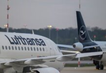 Lufthansa cancela 20 mil vuelos de corta distancia por alto costo del combustible.