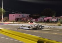 Fuerte accidente en Mexicali dejó tres muertos y cuatro heridos.