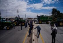 Productores de Mexicali bloquearon la carretera a San Luis Río Colorado.