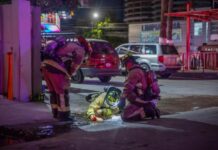 Fuga de gas en bulevar Agua Caliente movilizó a bomberos de Tijuana.