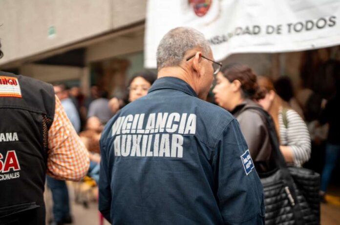 Manifestación policías comerciales .