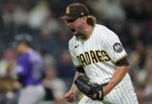 Xander Bogaerts conecta grand slam en la 12ª entrada y los Padres frenan a los Rockies.