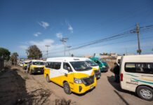 Taxistas bloquearon nueva ruta y acusan “favoritismo” del IMOS.