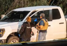 Atacaron a balazos a funcionario penitenciario en autopista de Tecate.