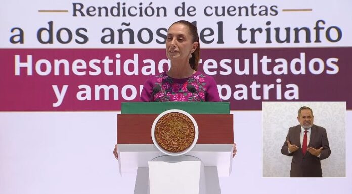 Claudia Sheiinbaum dos años triunfo .