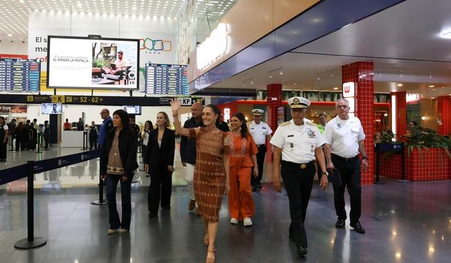 Inauguración remodelación del AICM