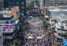 Miles se concentraron en Tijuana por mensaje de la presidenta Claudia Sheinbaum.