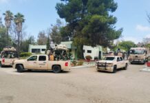 Arribaron trescientos militares a Baja California para reforzar la seguridad.