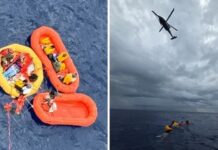 Fallas técnicas en aeronave provocan acuatizaje de emergencia frente a Florida.