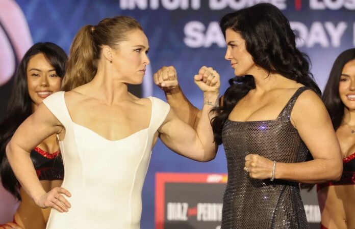 Ronda Rousey y Gina Carano