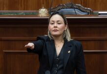 Yeraldine Bonilla Valverde asume la gubernatura interina de Sinaloa.