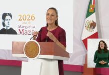 Claudia Sheinbaum agradece apoyo de López Obrador ante tensiones en México.