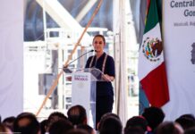 Claudia Sheinbaum inauguró planta de la CFE en el Valle de Mexicali.